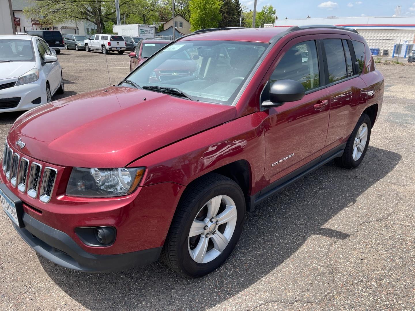 2016 Jeep Compass Sport 4WD (1C4NJDBB8GD) with an 2.4L L4 DOHC 16V engine, AUTOMATIC transmission, located at 434 West Main Street, Anoka, MN, 55303, (763) 576-9696, 45.201759, -93.396706 - 2 OWNER / NO ACCIDENTS MULTI-POINT "PERFORMANCE" INSPECTION PERFORMED: Transmission/clutch, Engine performance, Brakes, Steering, Heater/Air Conditioning, Instruments/Controls, Headlights/fog lights, Brake/back-up lights, Interior/warning lights, Turn signals/flashers MULTI-POINT "UNDER HOOD" - Photo#0