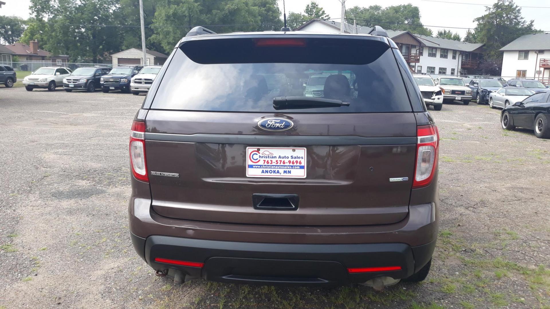 2014 BRONZE Ford Explorer POLICE (1FM5K8AR4EG) , AUTO transmission, located at 434 West Main Street, Anoka, MN, 55303, (763) 576-9696, 45.201759, -93.396706 - 2014 FORD EXPLORER POLICE, 4X4, ONE OWNER, GREAT CONDITION WITH 154,627 MILES. - Photo#5