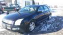 2006 BLACK /GRAY Ford Fusion V6 SEL (3FAHP08126R) with an 3.0L V6 DOHC 24V engine, 6-Speed Automatic Overdrive transmission, located at 434 West Main Street, Anoka, MN, 55303, (763) 576-9696, 45.201759, -93.396706 - 2006 FORD FUSION SEL , CHEAP TRANSPORTATION, LOOKS GOOD AND RUNS GOOD. - Photo#0