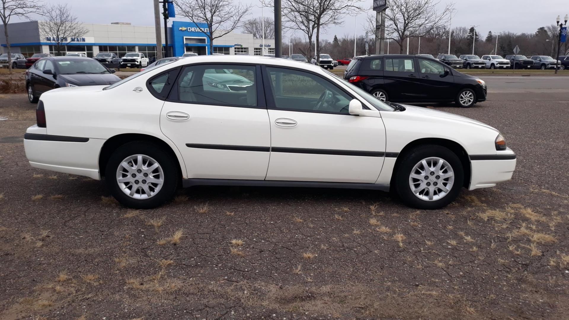 2005 WHITE /GRAY Chevrolet Impala Base (2G1WF52E759) with an 3.4L V6 OHV 12V engine, 4-Speed Automatic Overdrive transmission, located at 434 West Main Street, Anoka, MN, 55303, (763) 576-9696, 45.201759, -93.396706 - 2005 CHEVROLET IMPALA, Air Conditioning; Power Windows; Power Locks; Power Steering; Tilt Wheel; AM/FM Cassette; AM/FM CD; Pass Key Security; Daytime Running Lights; Dual Front Air Bag; Active Belts; All Wheel ABS - Photo#3