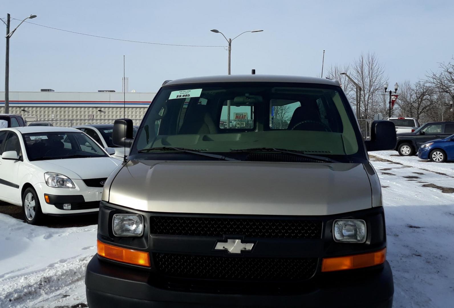 2006 TAN /TAN Chevrolet Express 1500 Cargo (1GCFG15X261) with an 4.3L V6 OHV 12V engine, 4-Speed Automatic Overdrive transmission, located at 434 West Main Street, Anoka, MN, 55303, (763) 576-9696, 45.201759, -93.396706 - 2006 CHEV G1500, ONE OWNER, 0-ACCIDENTS 62,620 ACTUAL MILES. Air Conditioning; Available; Power Steering; Tilt Wheel; AM/FM; AM/FM CD; AM/FM Cassette/CD; Passive engine immobilizer; Daytime Running Lights; Dual Front Air Bag; Active Belts; Van Cab; All Wheel ABS - Photo#1